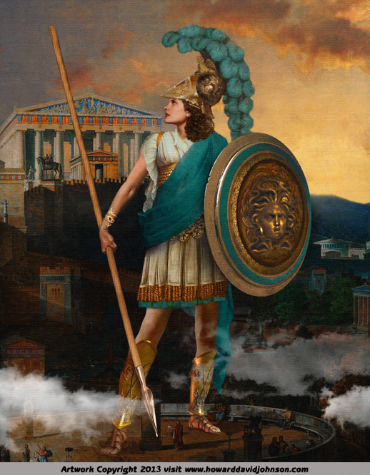 Athena Protector Of The Acropolis